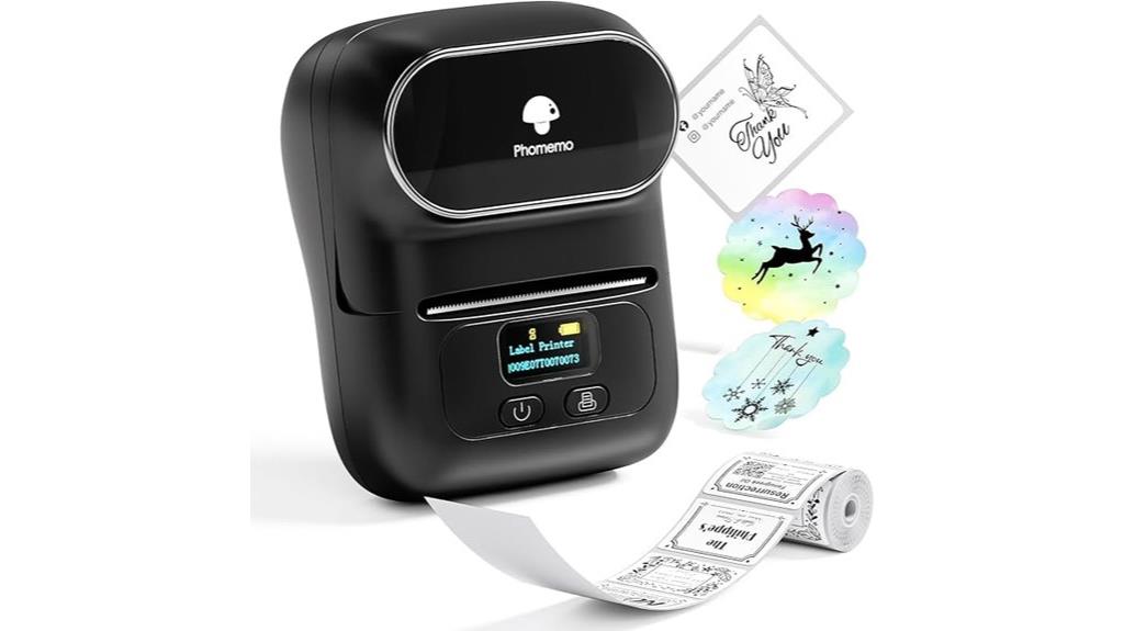 portable bluetooth label printer