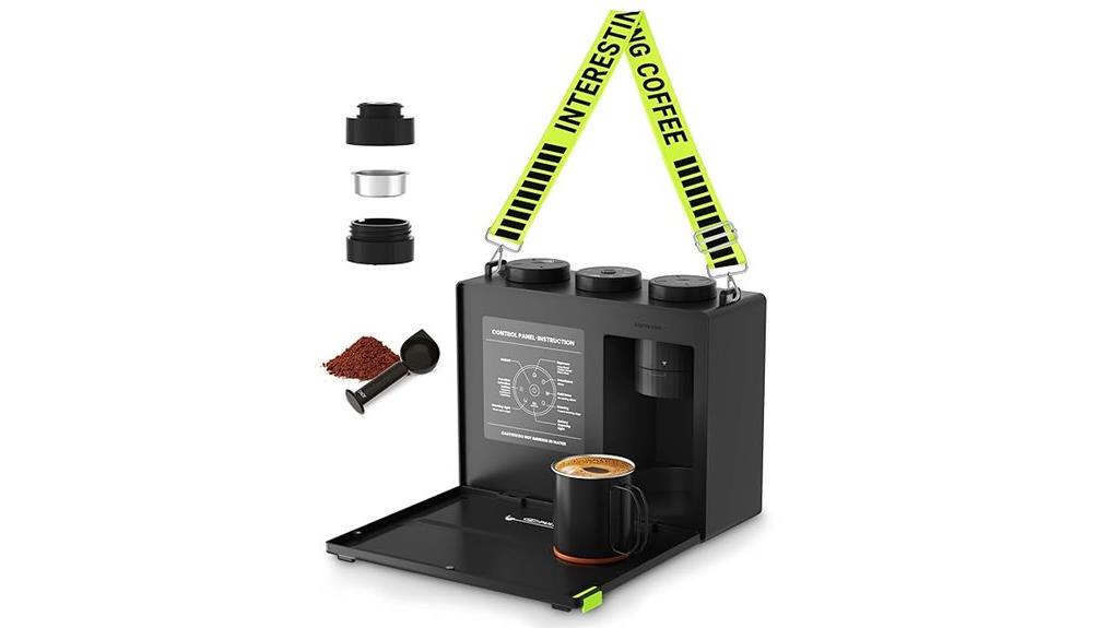portable coffee maker with strap