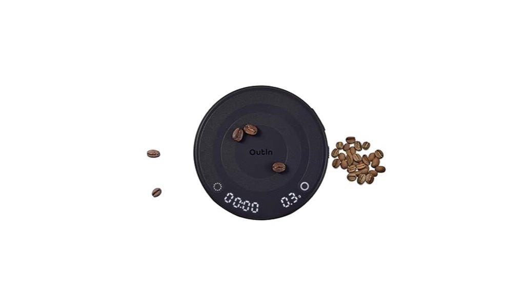 portable coffee scale with timer