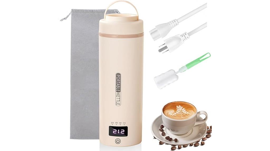 portable electric travel kettle