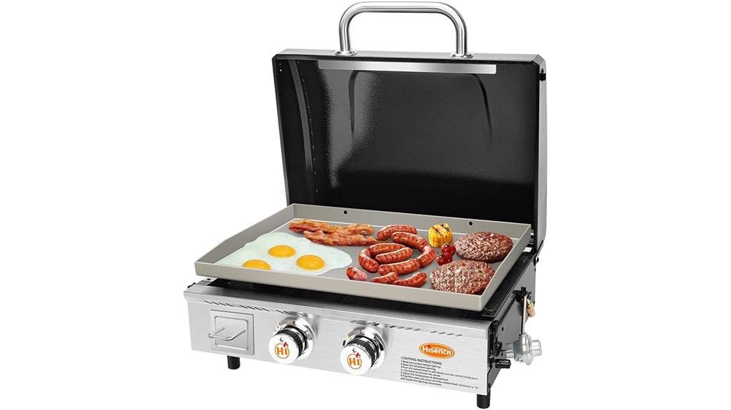 portable flat top grill