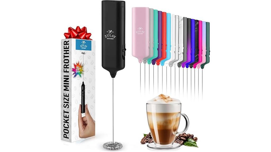 portable handheld milk frother