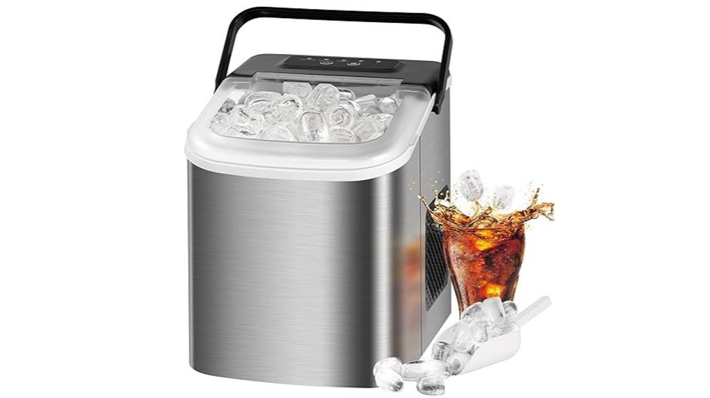portable ice maker capacity