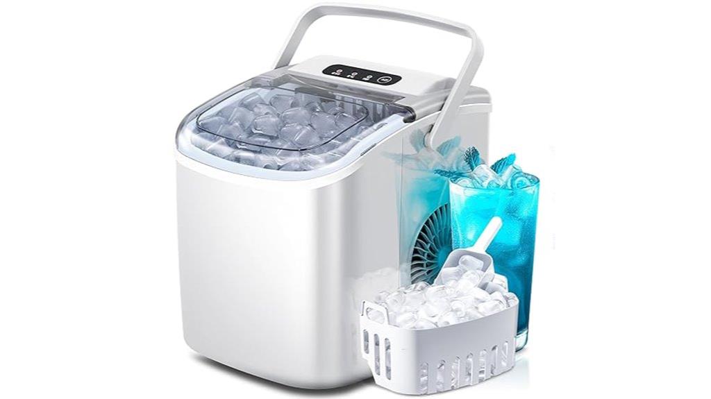 portable ice maker with handle