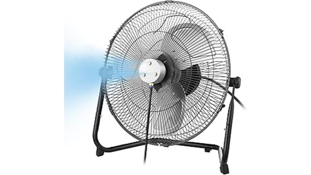 portable misting outdoor fan