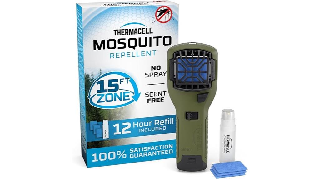 portable mosquito repelling device