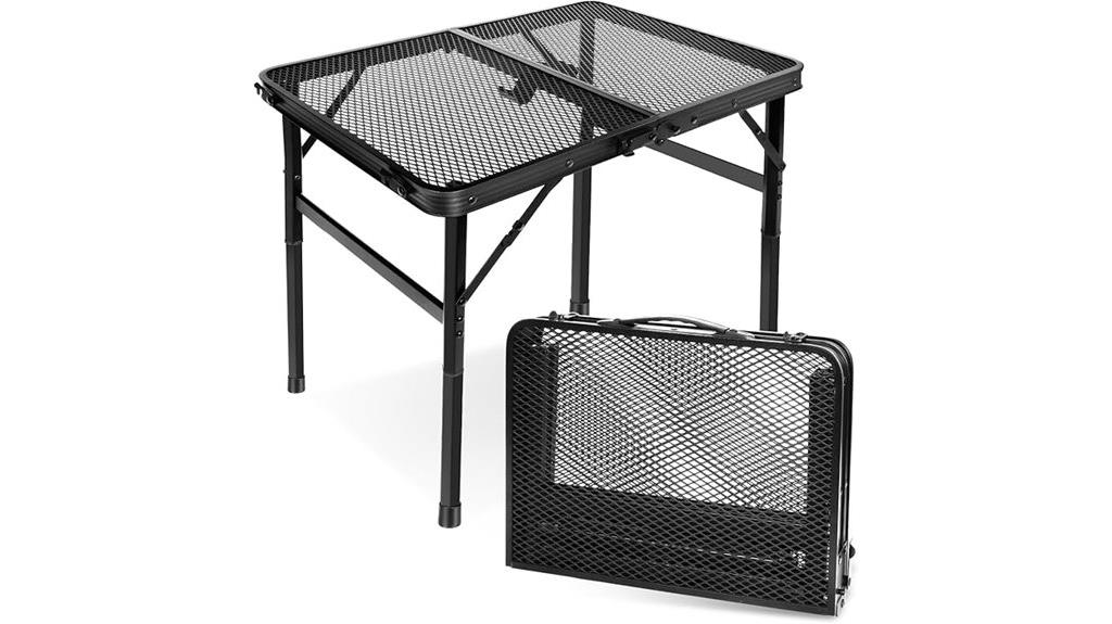 portable outdoor folding table