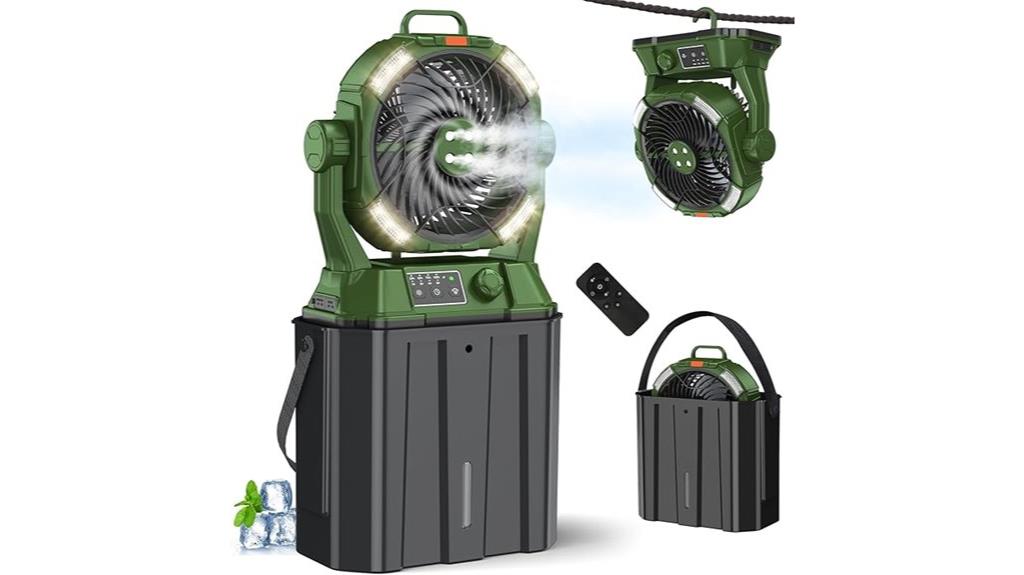 portable outdoor misting system