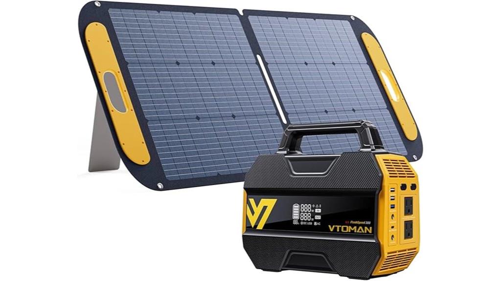 portable power station with solar