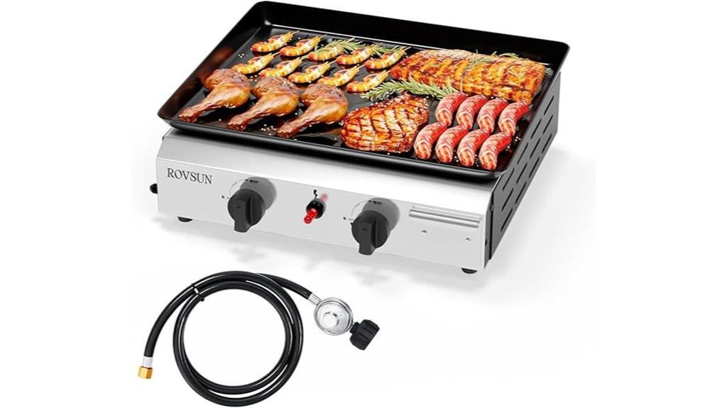 portable propane griddle