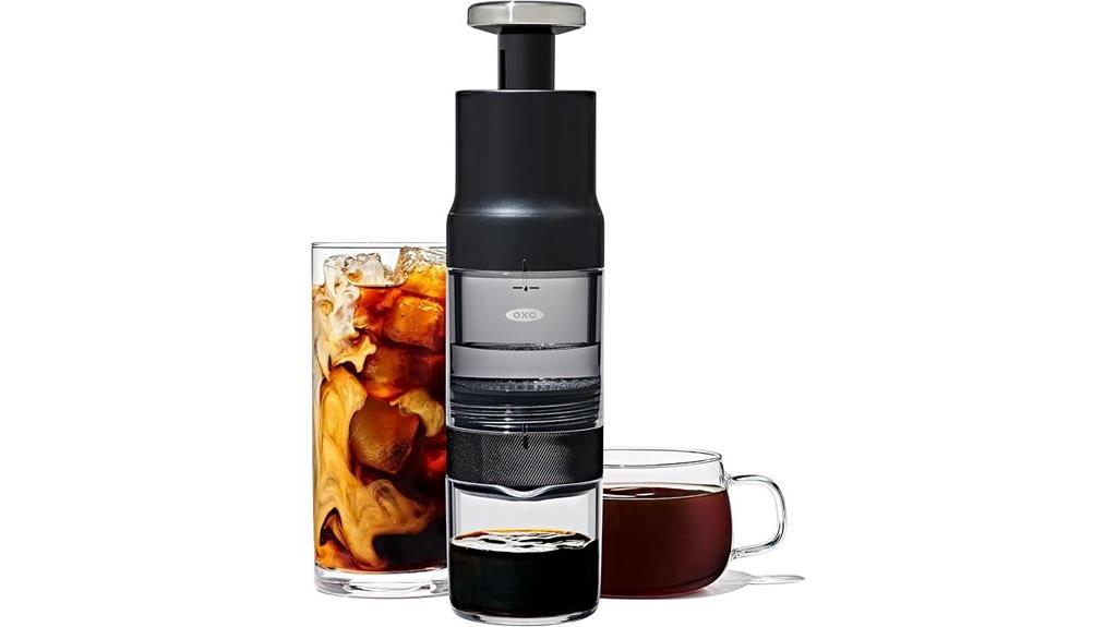 portable rapid coffee brewer