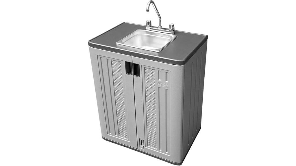 portable stainless steel sink