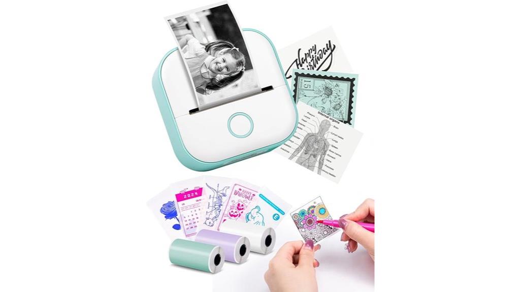 portable thermal sticker printer