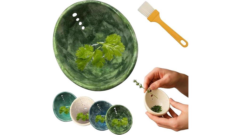pottery herb stripper tool