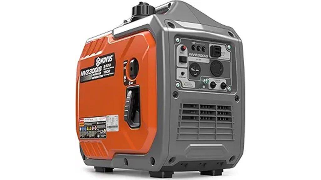 powerful portable generator with co sensor