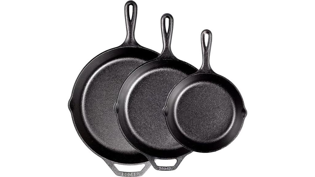 pre seasoned cast iron set