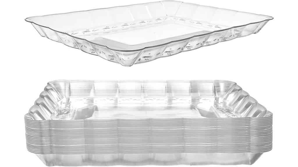 prestee 24 plastic trays