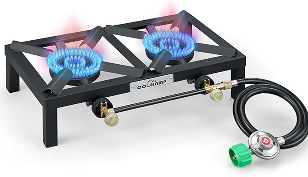 propane stove with accessories