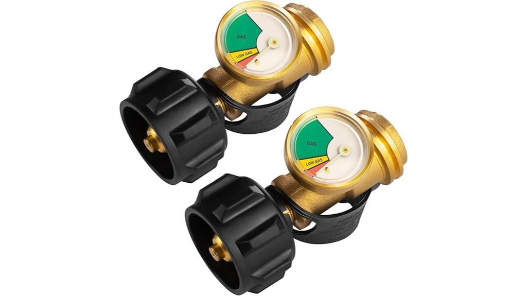 propane tank gauge set