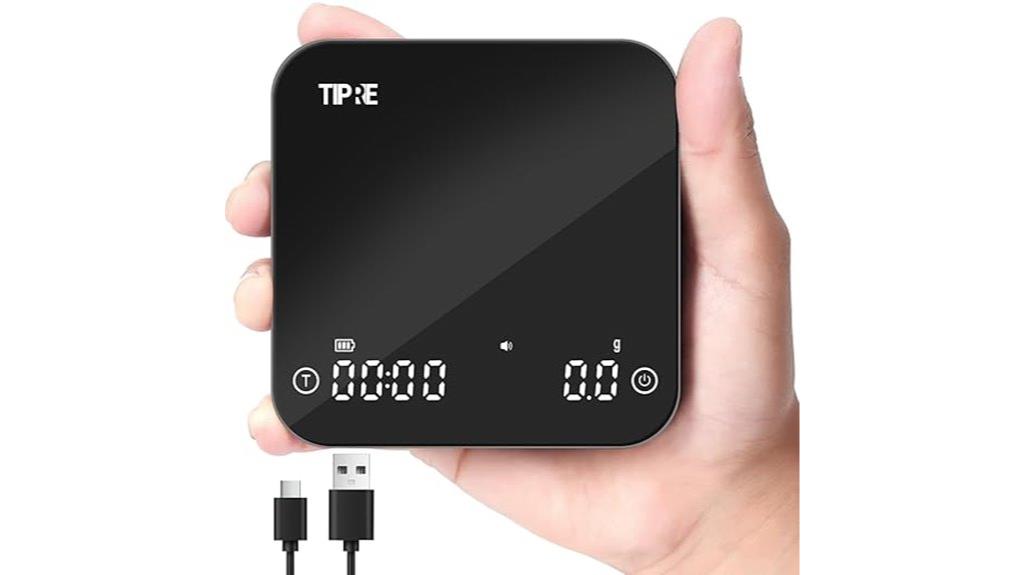 rechargeable small coffee scale