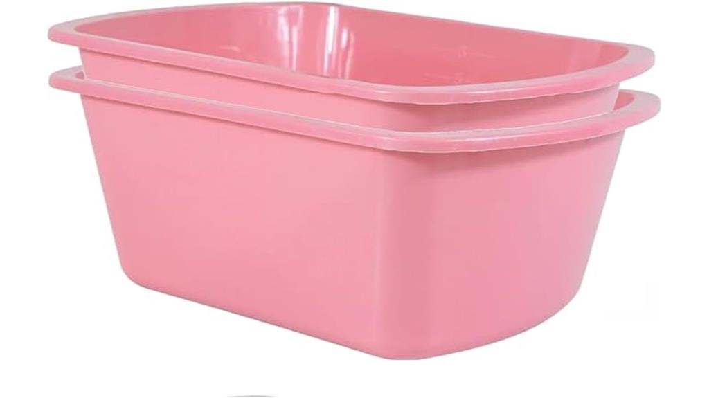 rectangular plastic hospital basin