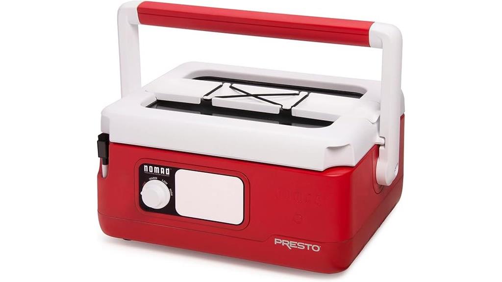 red 6 quart slow cooker