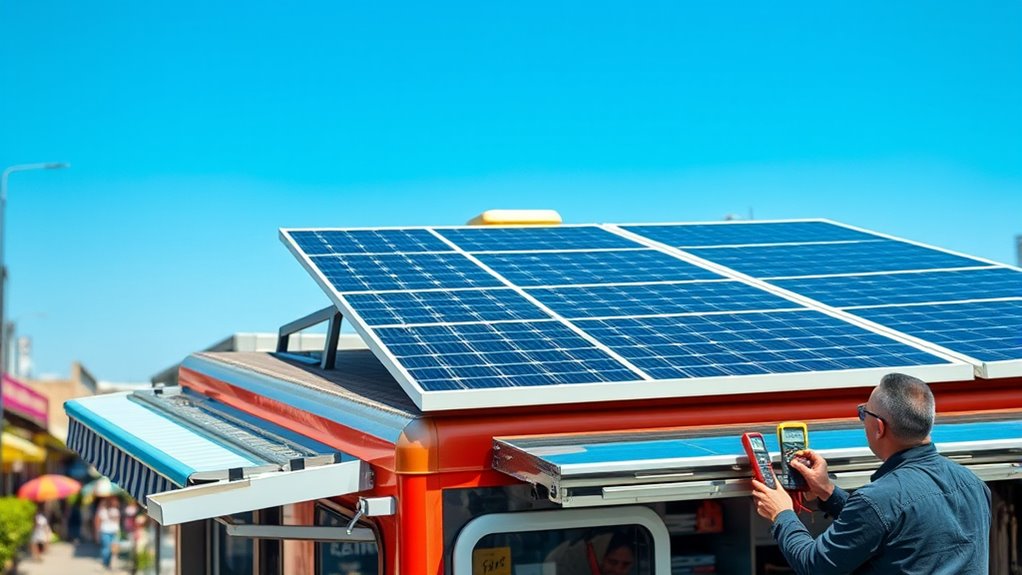 regular panel maintenance and monitoring