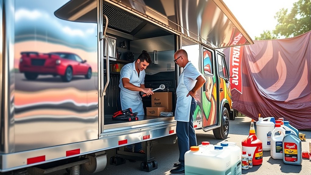 regular vehicle and equipment maintenance