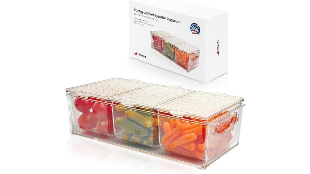 removable container condiment server