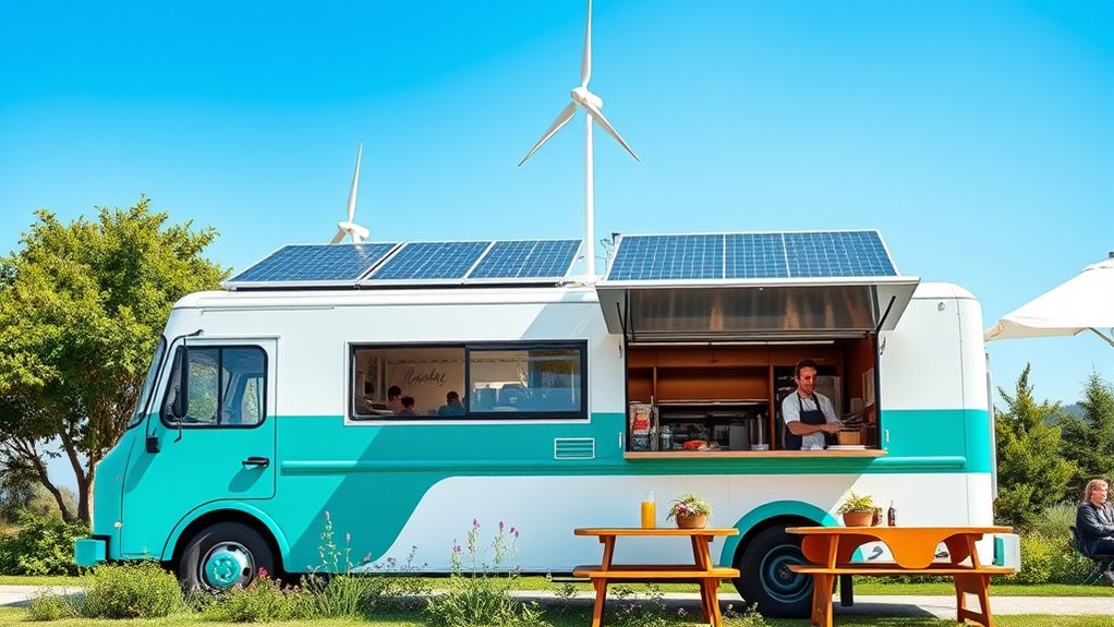 renewable energy food trucks