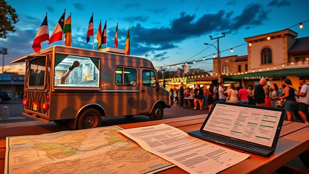 research local food truck regulations