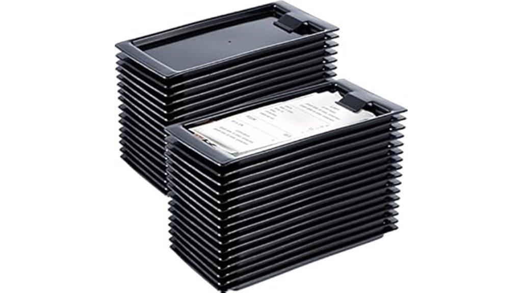 restaurant bar hotel check holders