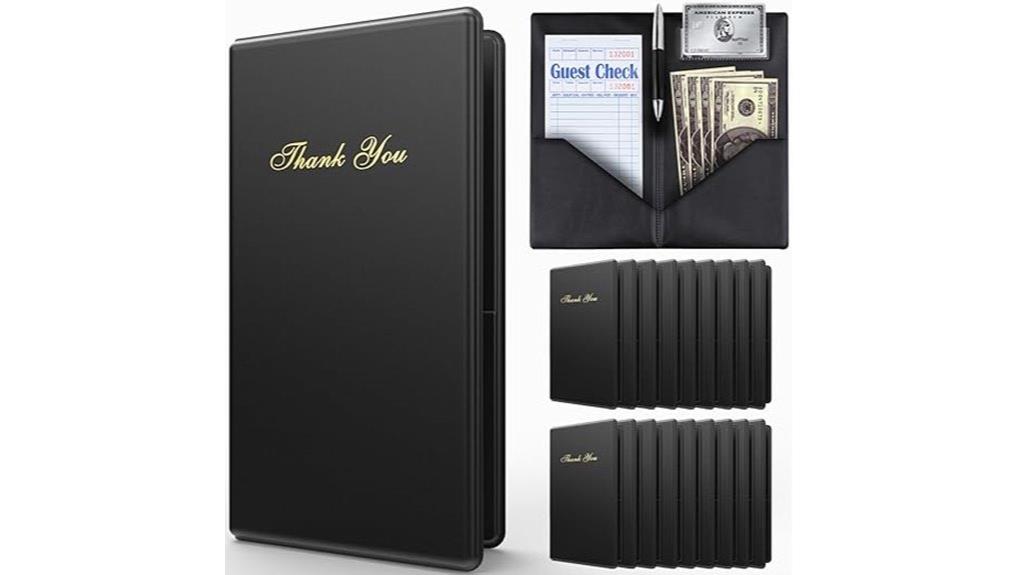 restaurant budget presenter set