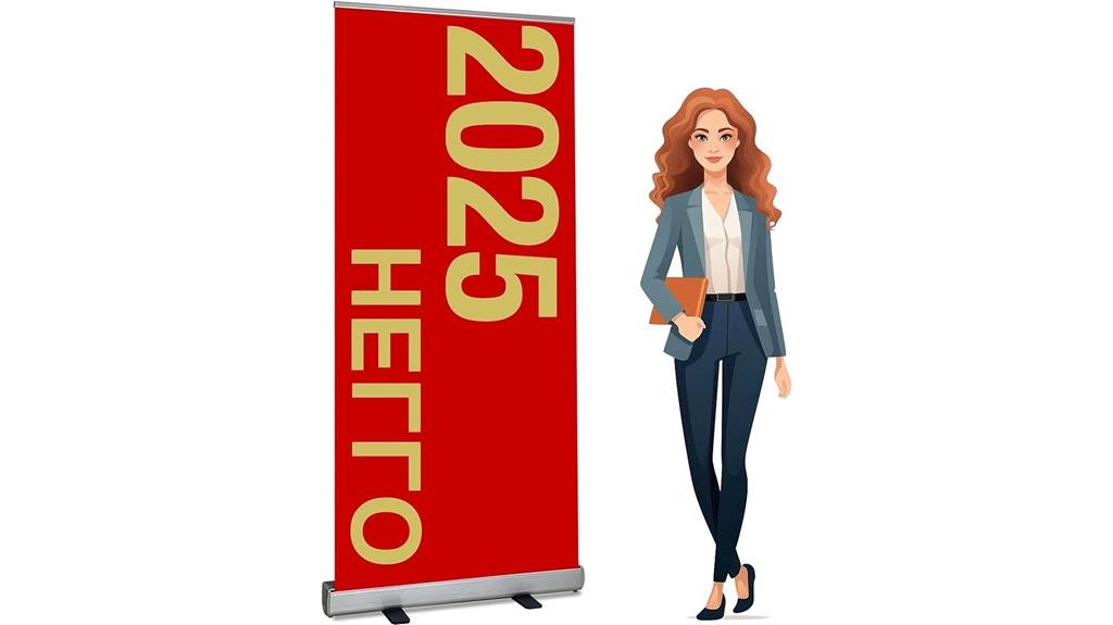 retractable banner stand