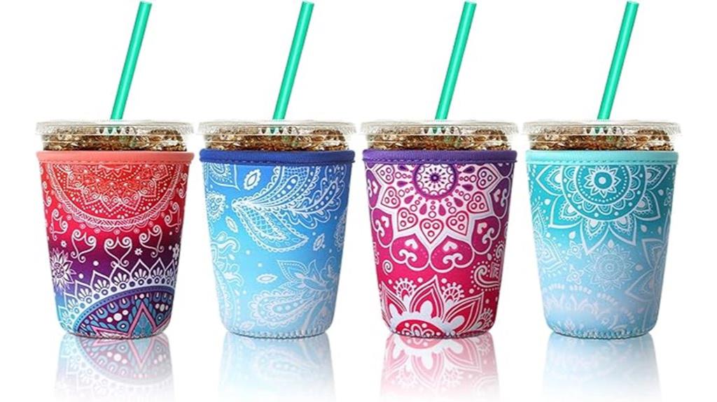 reusable coffee cup sleeves