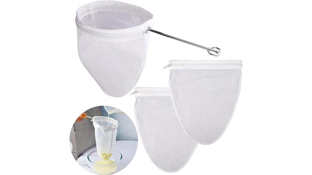 reusable fine mesh filter bags