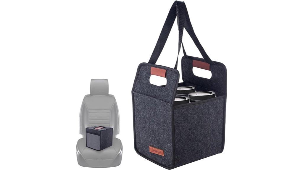reusable insulated drink carrier