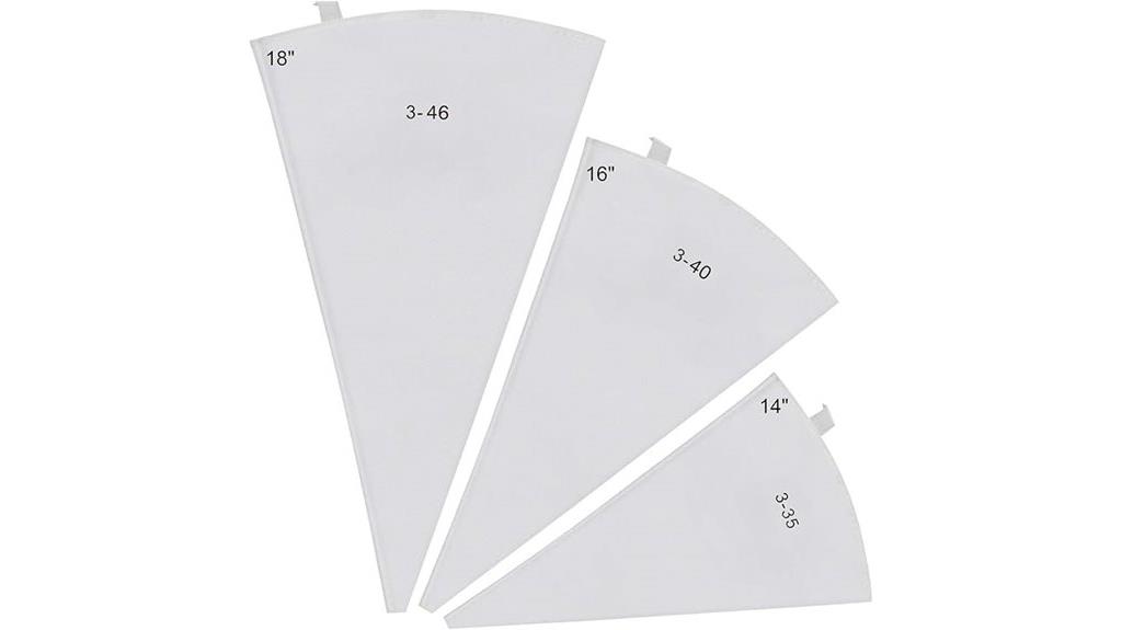 reusable pastry piping bags