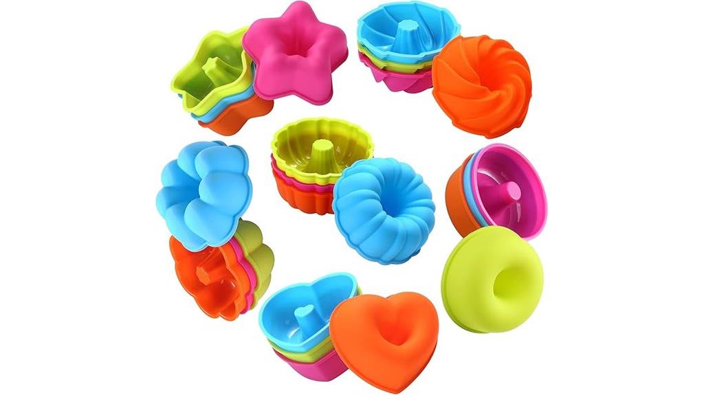 reusable silicone baking molds