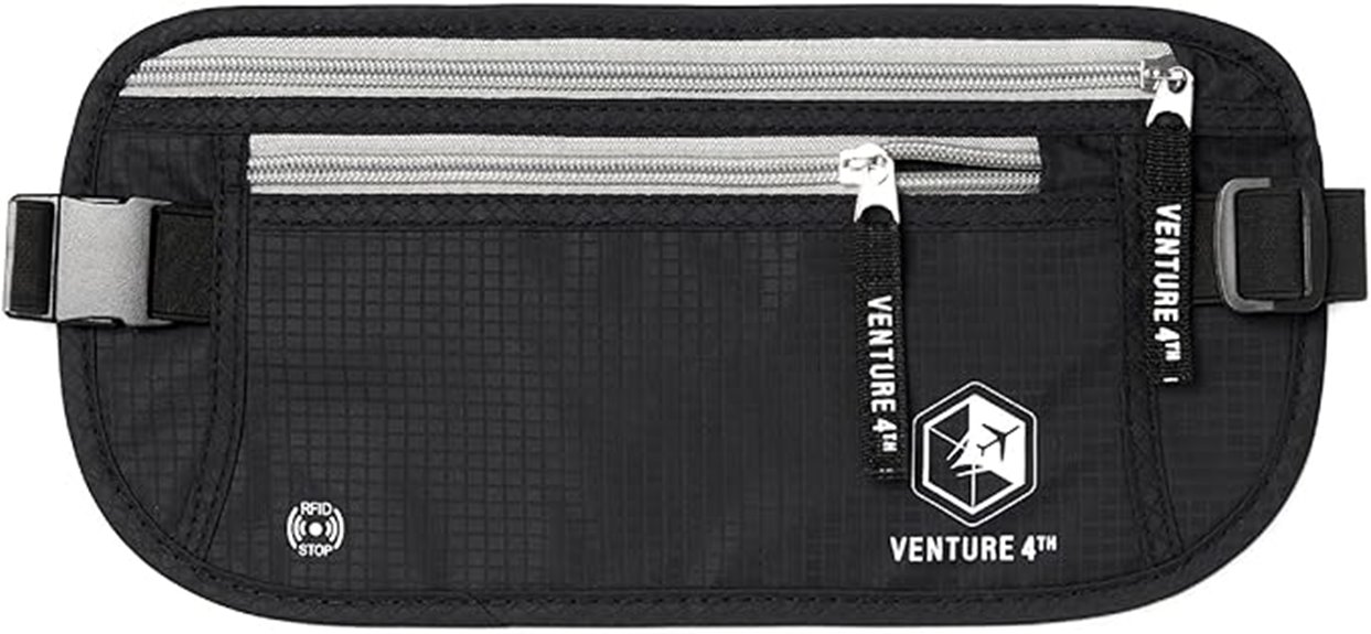 rfid passport travel belt