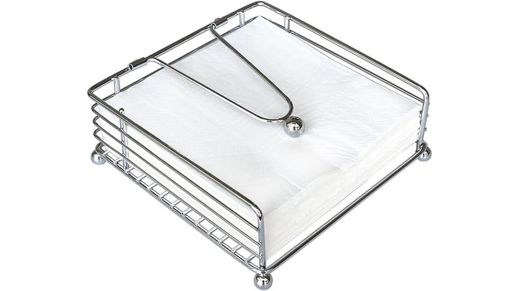 rustic iron square dispenser