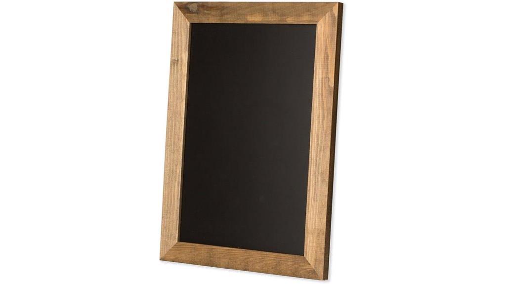 rustic magnetic chalkboard sign
