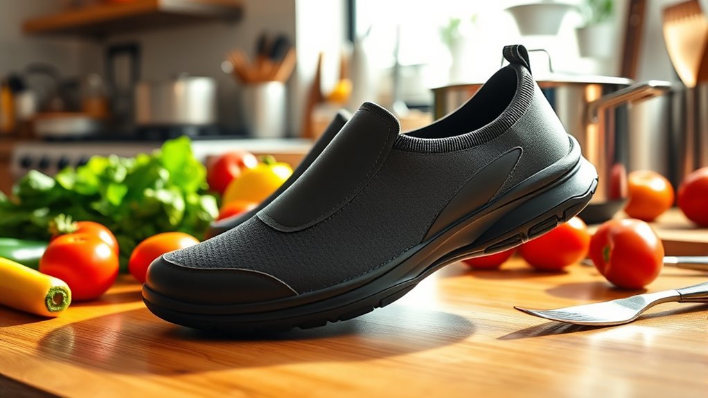 safe stylish kitchen footwear