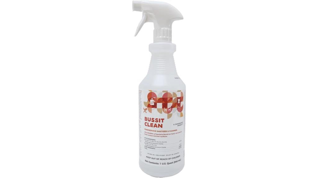 sanitizer and cleaner solution