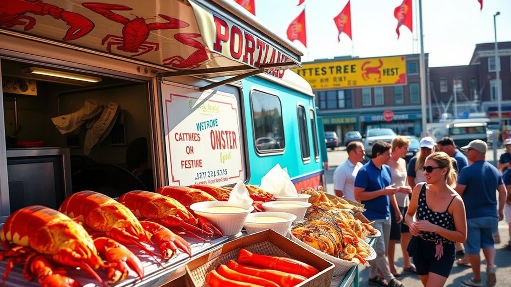 seafood catering truck options