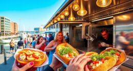 seafood gourmet rolls food trucks