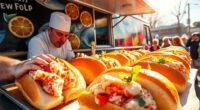 seafood gourmet rolls food trucks