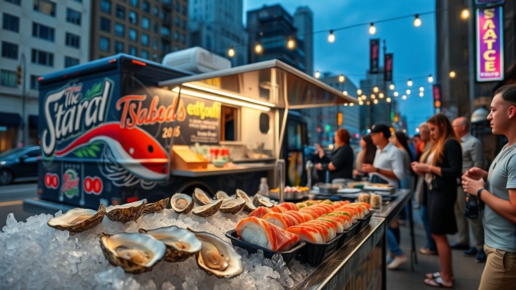 seafood sushi food trucks
