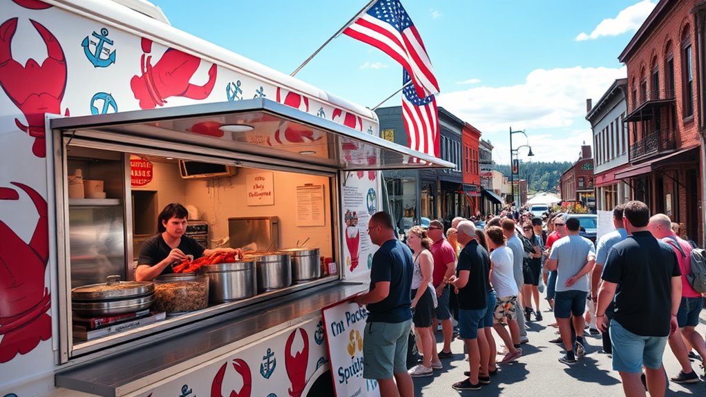 seafood trucks boost bangor