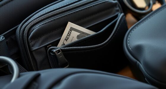 secure cash travel pouches